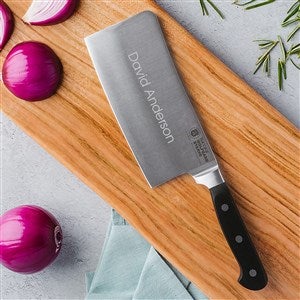Wolfgang Starke™ Engraved 6.5quot; Cleaver Knife - 36169D