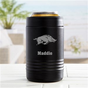 NCAA Arkansas Razorbacks Personalized Stainless Insulated Can Holder - 36273
