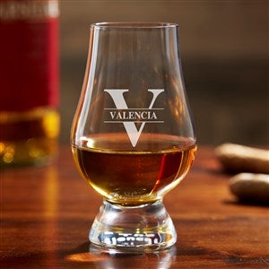 Lavish Last Name Glencairn® Personalized 6.25oz Whiskey Glass - 36372