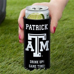 NCAA Texas AM Aggies Personalized Slim Can Cooler - 36429