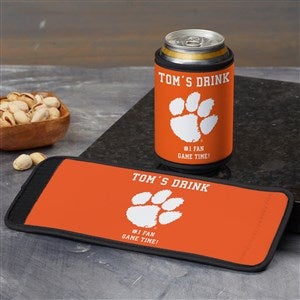 Clemson Tigers 12oz. Personalized Stainless Steel Slim Can Cooler