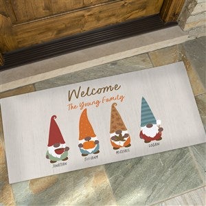 Fall Gnomes Personalized Doormats- 24x48 - 36696-O