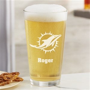 NFL Miami Dolphins Personalized 16 oz. Pint Glass - 36703-PG