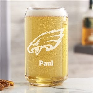 NFL Philadelphia Eagles Personalized 16 oz. Beer Can Glass - 36710-B