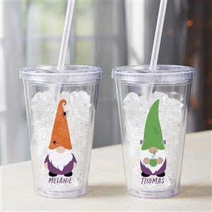 Halloween Gnome Personalized 17 oz. Insulated Acrylic Tumbler - 36718