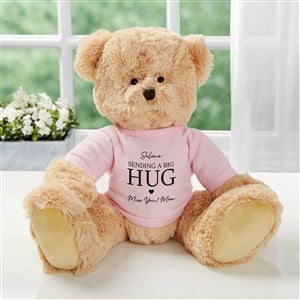 Sending Hugs Personalized Teddy Bear - Pink - 36923-P
