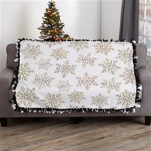 Gold discount christmas blanket