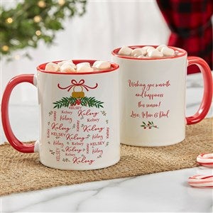 Merry Name Personalized Coffee Mug 11 oz.- Red - 37154-R