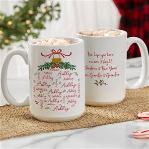 Merry Name Personalized Coffee Mug 15 oz.- White - 37154-L