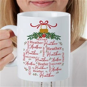 Merry Family Personalized 30 oz. Oversized Coffee Mug - 37155