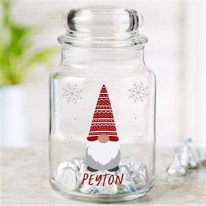 Christmas Gnome Personalized Candy Jar - 37212