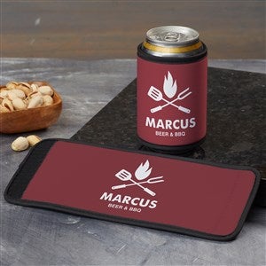 The Grill Personalized Can  Bottle Wrap - 37277