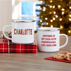 The Joys Of Christmas  Enamel Mugs - 37329-S