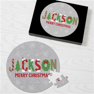 The Joys Of Christmas Personalized 26 pc Puzzle - 37334-26