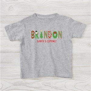 The Joys Of Christmas Personalized Toddler T-Shirt - 37347-TT