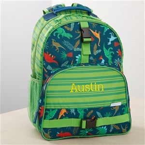 Dino Embroidered All Over Print Backpack - 37354