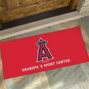MLB Los Angeles Angels Personalized Oversized Doormat- 24x48 - 37407-O