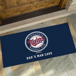 MLB Minnesota Twins Personalized Oversized Doormat- 24x48 - 37423-O