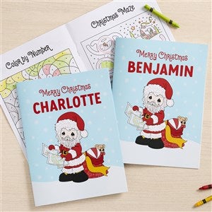 Precious Moments® Merry Christmas Personalized Coloring Book & Crayon Set - 37472