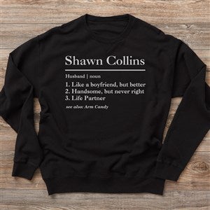 The Meaning of Him Personalized Hanes® Adult ComfortWash™ Sweatshirt - 37642-CWS