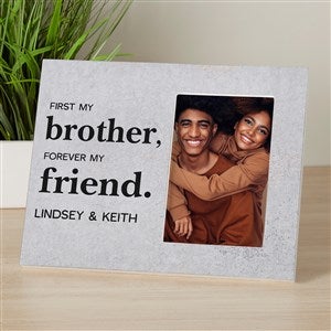 First My Brother Personalized Off-Set Picture Frame - 37645
