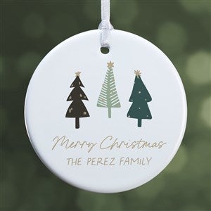 Christmas Aspen Personalized Ornament- 2.85quot; Glossy - 1 Sided - 37654-1