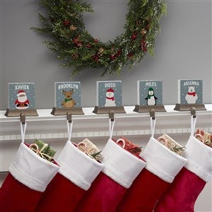Santa and Friends Personalized Stocking Holder - 37673