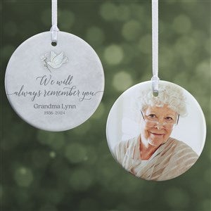 Always Remember You Personalized Ornament- 2.85quot; Glossy - 2 Sided - 37730-2S