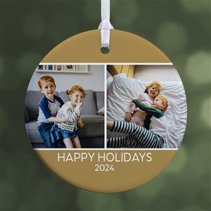 Family Photo Personalized Ornament- 2.85quot; Glossy - 1 Sided - 37762-1S
