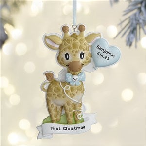 Baby boy first store christmas ornament personalized