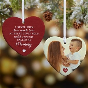 Love Being Called Mommy Personalized Heart Ornament- 3.25quot; Glossy - 2 Sided - 37778-2