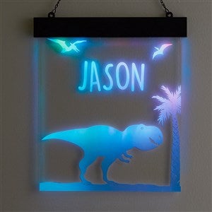 Personalised Roarsome Dinosaur LED Colour Changing Night Light