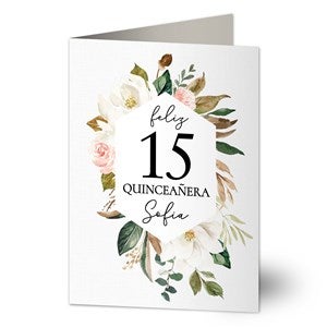 Quinceañera Personalized Greeting Card - 37880