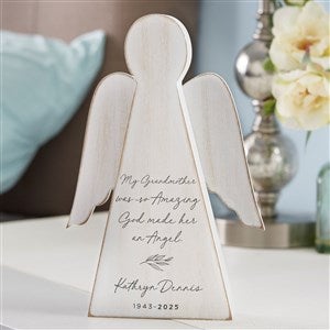 So Amazing God Made An Angel Personalized Memorial Wood Angel - 37893