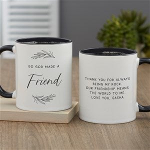 So God Made… Personalized Coffee Mug 11 oz.- Black - 37899-B