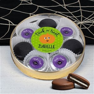 Happy Halloween Large Tin with 8 Chocolate Covered Oreo Cookies - 37994D-LG