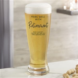Pairs Well With...Personalized Printed 23oz. Pilsner Glass - 38048-P