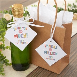 Many Thanks Personalized Gift Tags - 38054