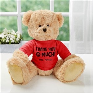 Many Thanks Personalized Teddy Bear- Red - 38057-R