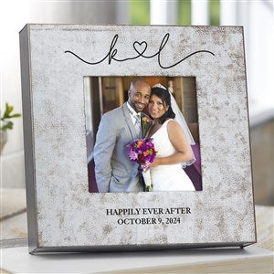 Simply Blessed Metal Scroll 4 x 4 picture frame Love is a precious gift