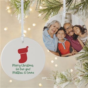 Choose Your Icon Personalized Ornament- 3.75quot; Matte - 2 Sided - 38235-2L