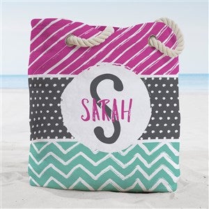 Yours Truly Personalized Beach Bag- Large - 38244-L