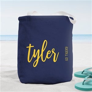 Graduation Scripty Style Personalized Terry Cloth Beach Bag- Small - 38249-S