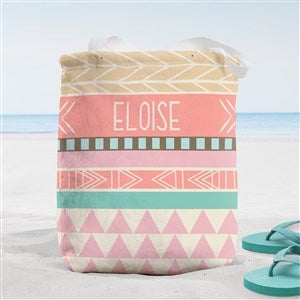 Bohemian Chic Personalized Beach Bag- Small - 38270-S