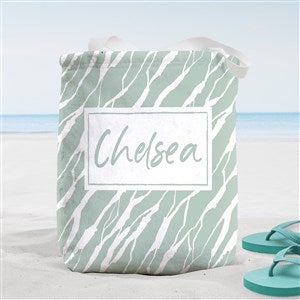 Hand Drawn Patterns Personalized Beach Bag- Small - 38273-S