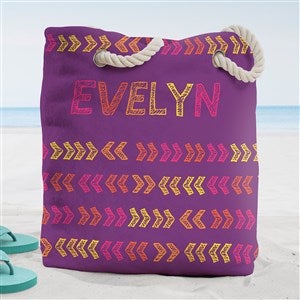 Stencil Name Personalized Beach Bag- Large - 38279-L