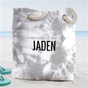 Bold Tie Dye Personalized Beach Bag- Large - 38281-L