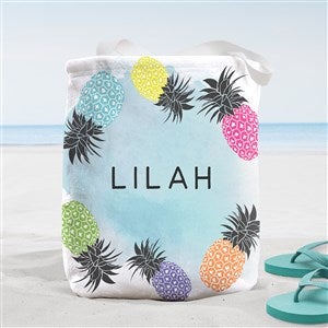 Pineapple Party Personalized Terry Cloth Beach Bag- Small - 38290-S