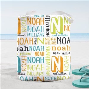 Bright Name Personalized Terry Cloth Beach Bag- Small - 38292-S