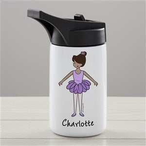 Ballerina philoSop Personalized Double-Wall Vacuum Insulated 14 oz. Water Bottle - 38405-S